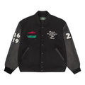 Denim Tears Peace Wreath Varsity Jacket 'Black' SS25OCB0041265