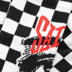 Saint Eye Socks - Black/White