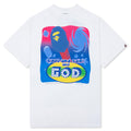 Saint M6 x Bape God S/S Tee - White