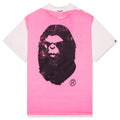 Saint M6 x Bape Handprint Genuine Nowhere Journey S/S Tee - White/Pink