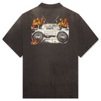 Saint M6 x Nas Radio Tape On Fire S/S Tee - Black