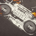 Saint M6 x Nas Radio Tape On Fire S/S Tee - Black