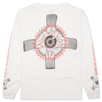 Eyeball L/S Tee - White
