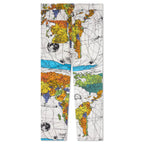 Saint Michael x Dr. Woo World Map Pajama Pant Map - White