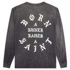 Saint Michael x Born x Raised Clown L/S Tee - Black