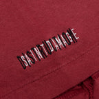 Saint Damage S/S Tee - Burgundy