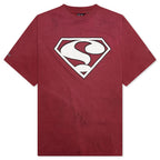 Saint Damage S/S Tee - Burgundy