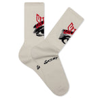 Saint Eye Socks - Ecru