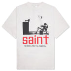 Sit Down S/S Tee - White