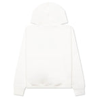 Satin Patch Oversized Hood - Off White