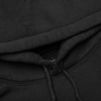 Satin Patch Oversized Hood - Washed Black