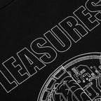 Schematic Long Sleeve Polo - Black