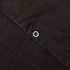 Script Camp Collar Shirt - Jet Black