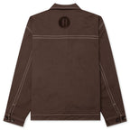 Script Carpenter Jacket - Brown