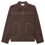 Script Carpenter Jacket - Brown