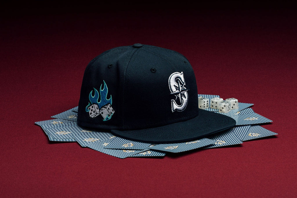 Feature x New Era Flaming Dice 59FIFTY Fitted - Seattle Mariners