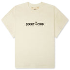 SEKRIT Club T-Shirt - Dirty White