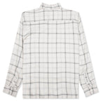 Shadow Plaid Rayon Shirt - Natural