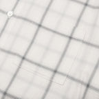 Shadow Plaid Rayon Shirt - Natural