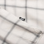 Shadow Plaid Rayon Shirt - Natural