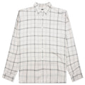 Shadow Plaid Rayon Shirt - Natural