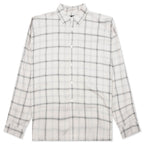 Shadow Plaid Rayon Shirt - Natural