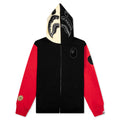 Shark Full Zip Hoodie China - Black