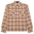 Sheer Flannel Shirt - Brown Checker