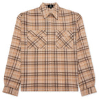Sheer Flannel Shirt - Brown Checker