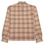 Sheer Flannel Shirt - Brown Checker