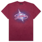 Shimmer Tee - Maroon