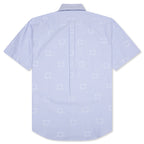 Monogram 72 Jacquard Shirt - Baby Blue