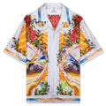 Short Sleeve Cuban Collar Shirt - A Tournade De Rose