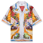 Short Sleeve Cuban Collar Shirt - A Tournade De Rose
