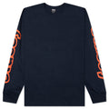 Sideways L/S Tee - Navy