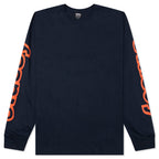 Sideways L/S Tee - Navy