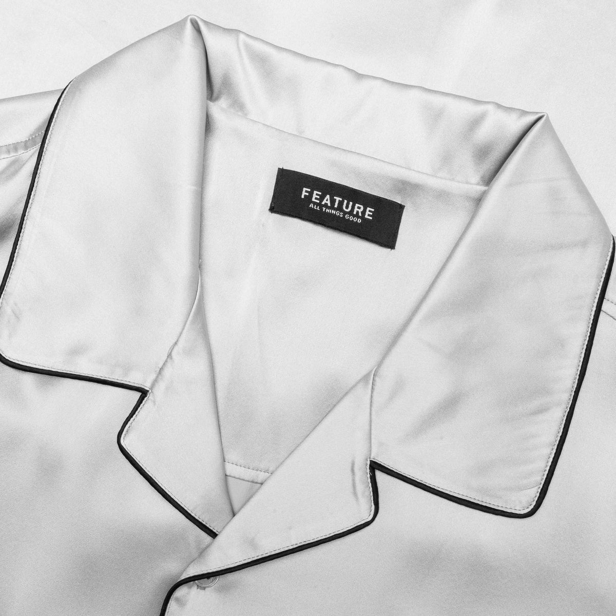 Baptiste Silk Shirt - Silver