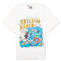 Skeleton Beach Surf Tee - Light Archival White