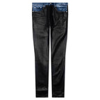 Skinny Coated Indigo - Black