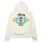Skull Crest Hoodie - Stone