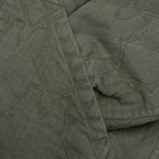 Coach Jacket - Skull Quilting Herringbone Olive