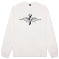 Skull Wings Pigment Dyed L/S Tee - Natural