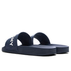 Slide Flat Sandals - Dark Blue