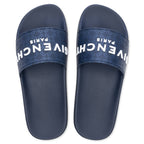Slide Flat Sandals - Dark Blue