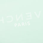 Slim Fit Reverse Print T-Shirt - Aqua Green