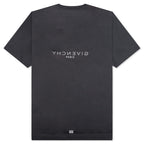 Slim Fit Reverse Print T-Shirt - Charcoal