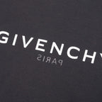 Slim Fit Reverse Print T-Shirt - Charcoal
