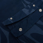 Snap Sweatpants with Flame - Black