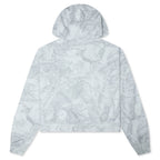 Snow Camo Eye Logo Zip-Up Hoodie - Washed White