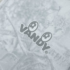 Snow Camo Eye Logo Zip-Up Hoodie - Washed White